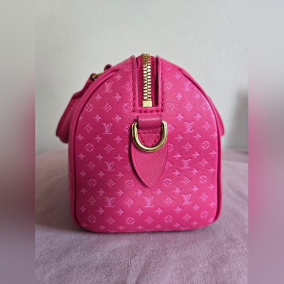 Louis Vuitton Nanogram Speedy Bandouliere 20 – Hot Pink, Ultra Rare, Full Set - Picture 3 of 16
